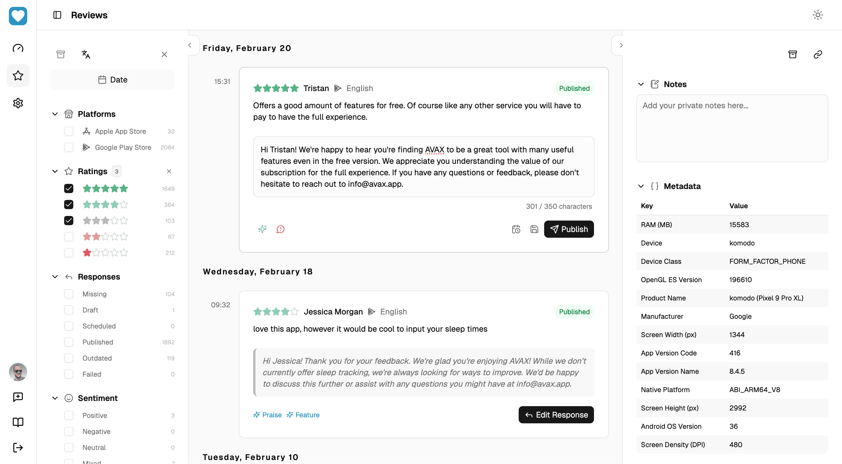 Unified Inbox feature overview - Light mode